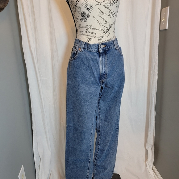 Y2k Womens Classic 550 Relaxed Fit Tapered Leg Jeans - Picture 2 of 8